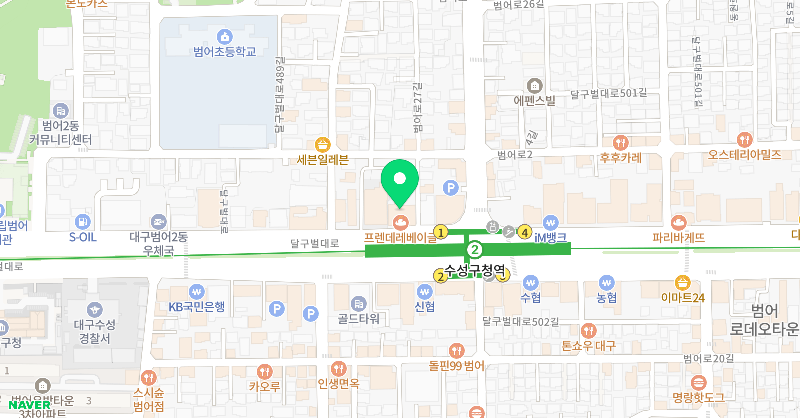 두드림 수학멘토링학원 위치