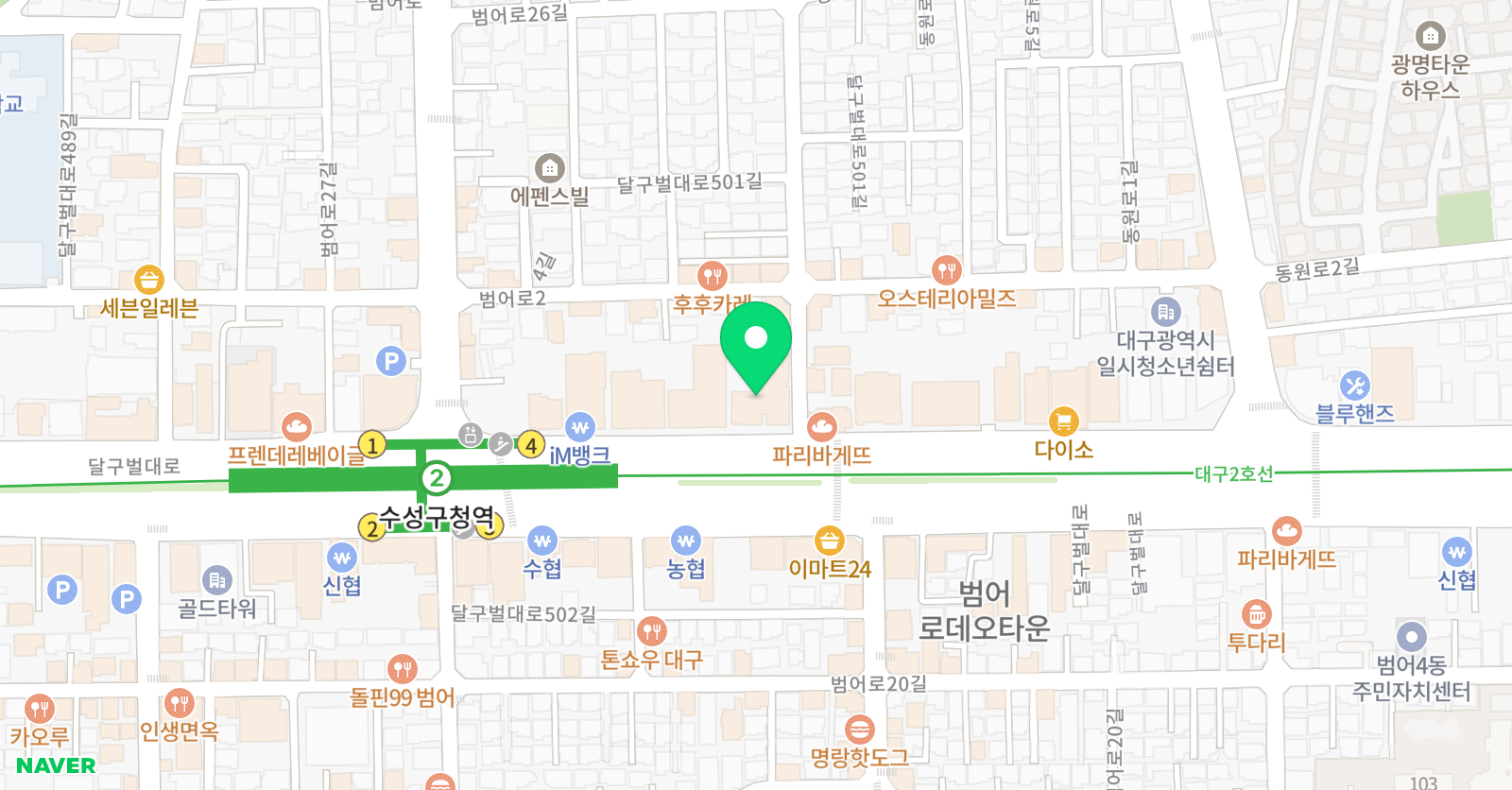 선재 수학학원 초중등관 위치