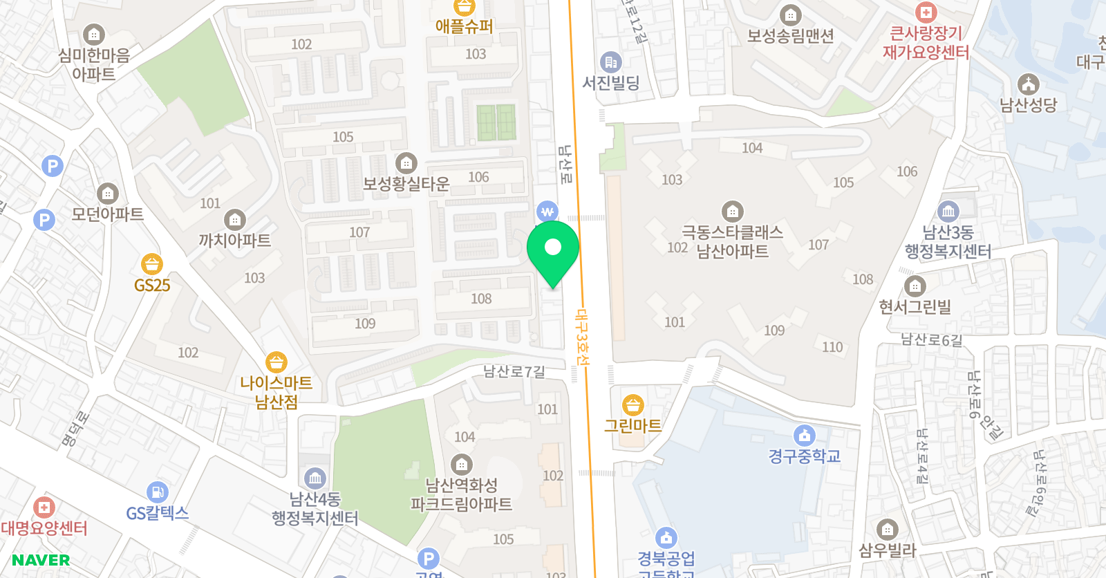 엘리프 어학원 남산캠퍼스 위치
