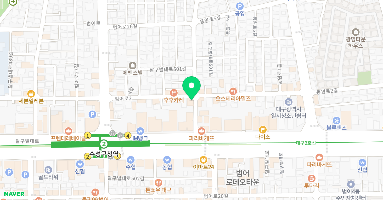 모두다른고양이 미술학원 위치