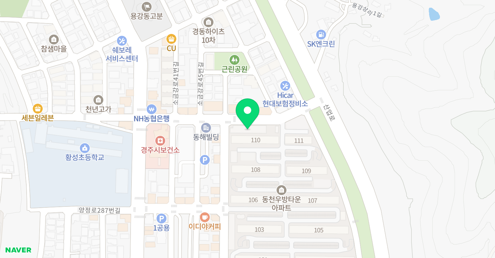 경일 태권도 위치