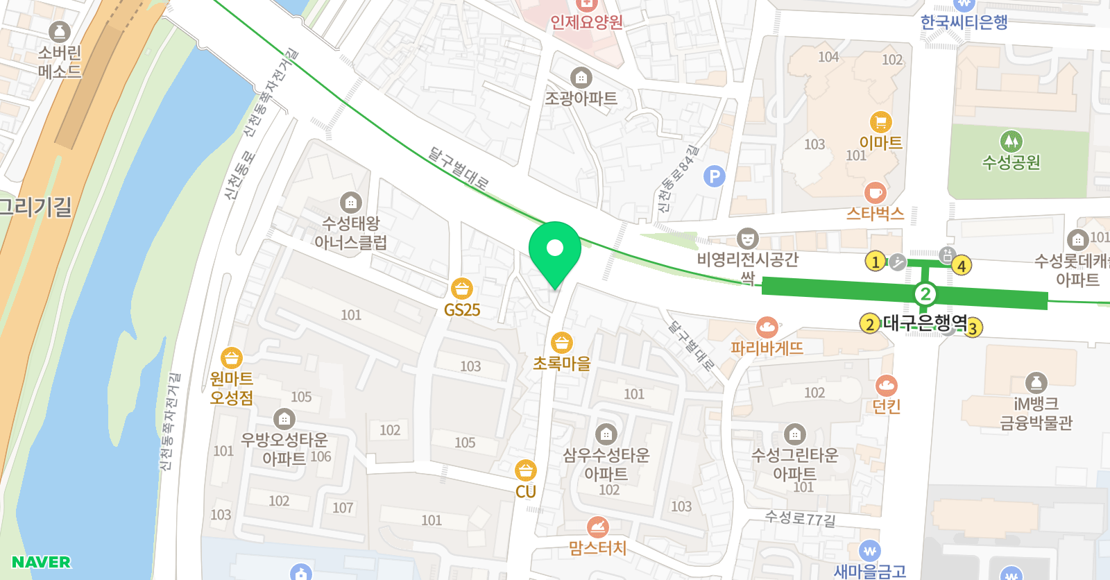 맥 영어학원 위치