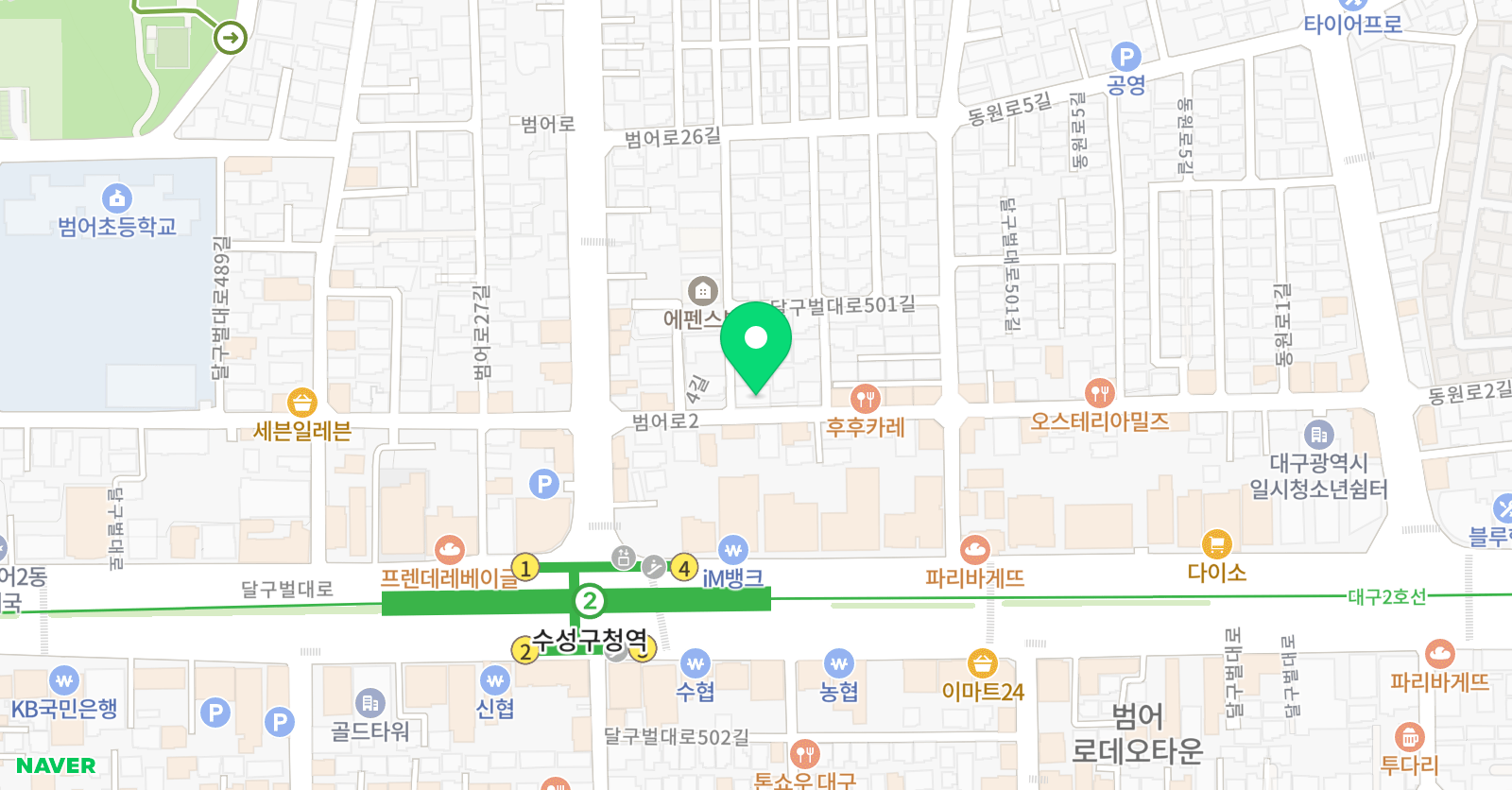 박하 수학 학원 위치