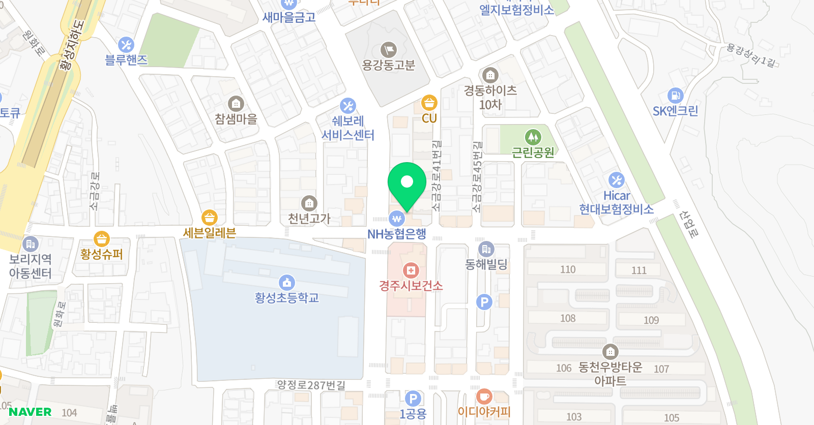 21세기 영재학원 위치
