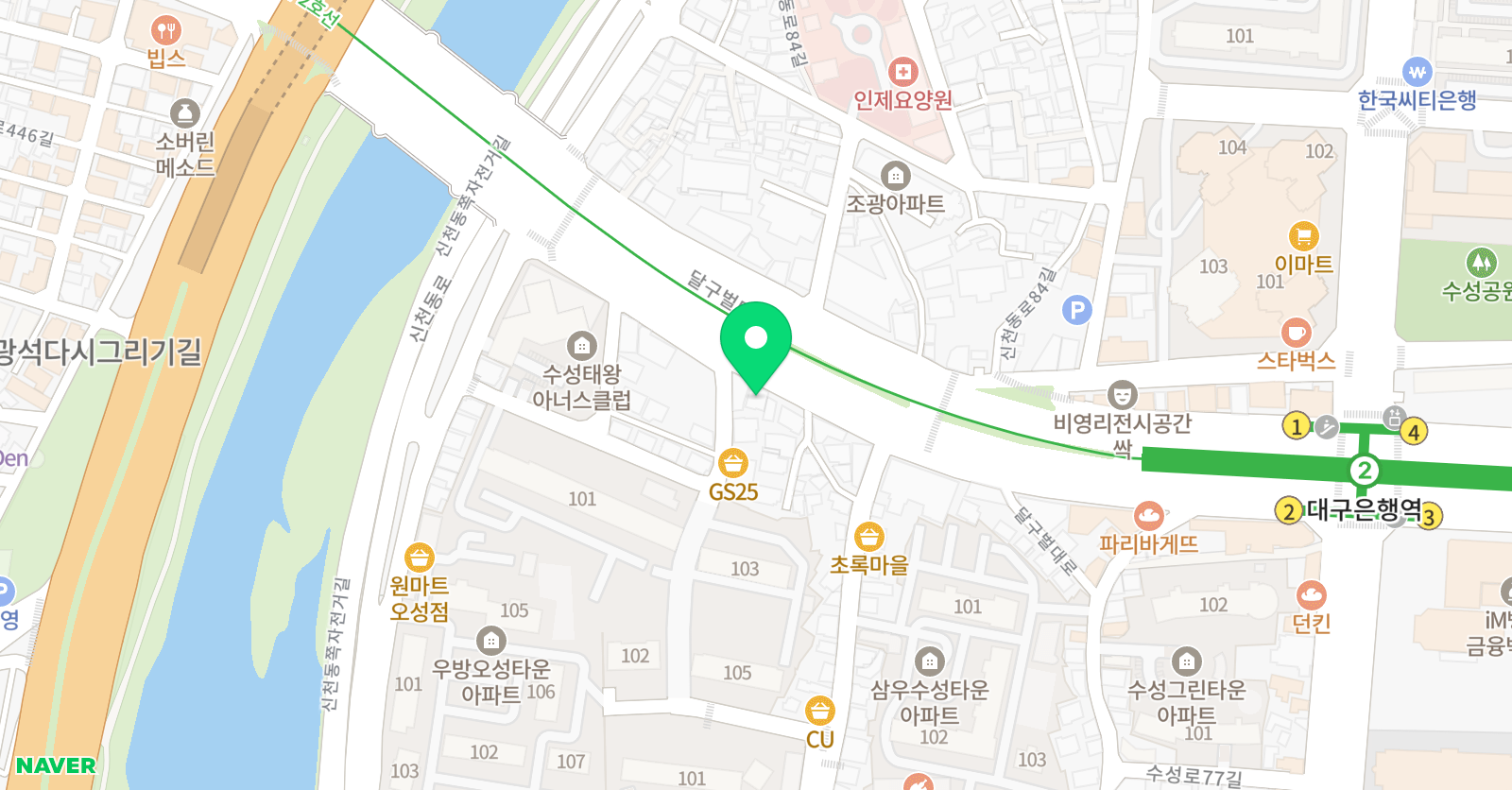신보경 음악스튜디오학원 위치