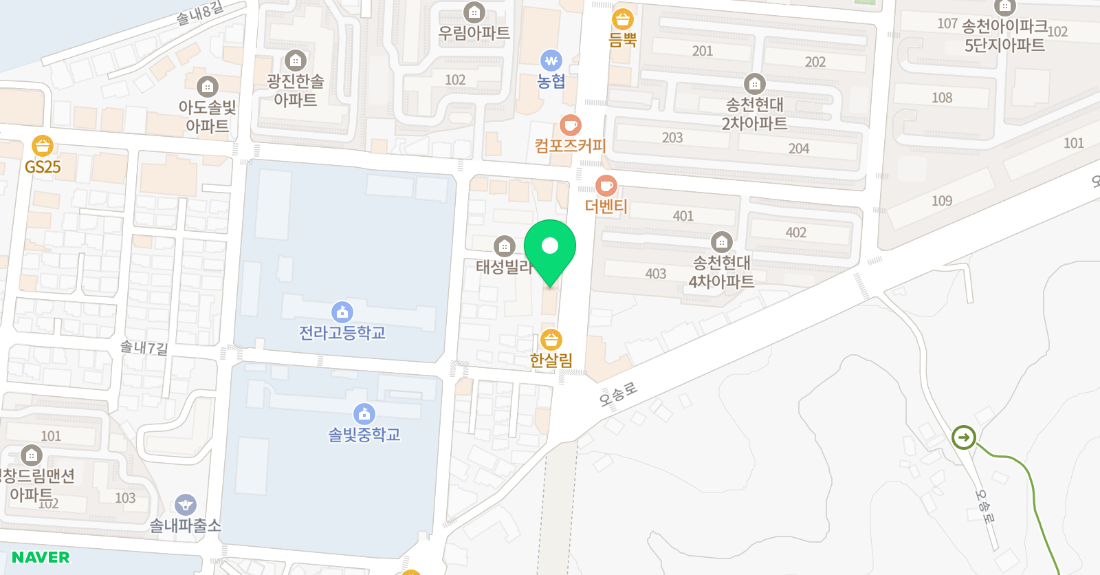 퀘이사 수학과학전문학원 위치