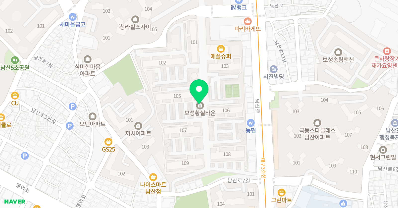한우리독서토론논술 대구 중서구지부 위치