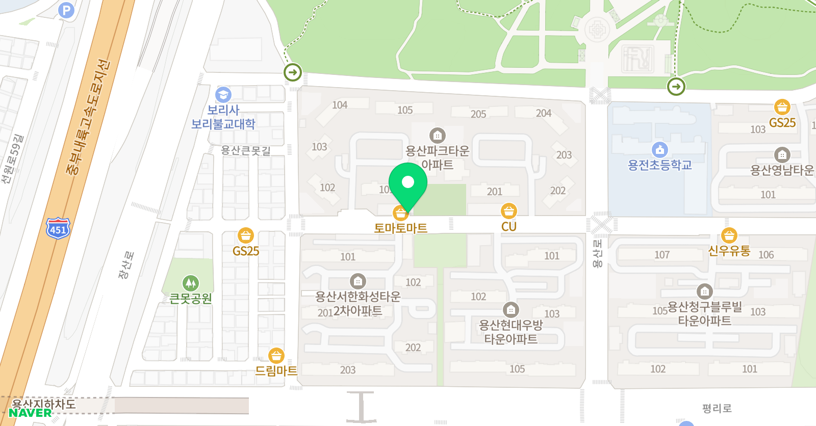 용산 독서논술교습소 위치