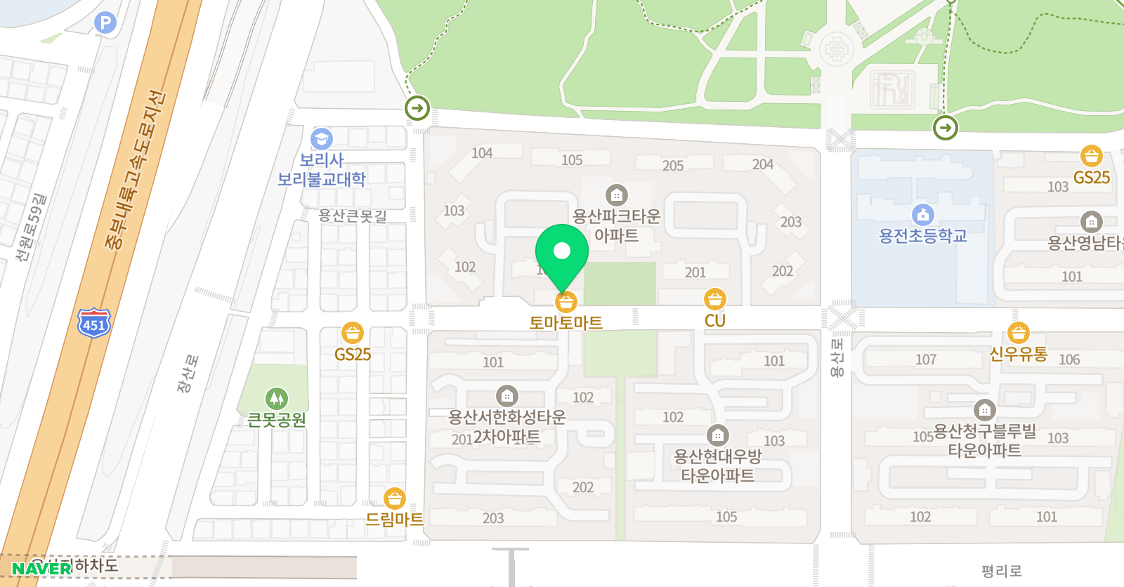 솔루니 용산독서논술교습소 위치