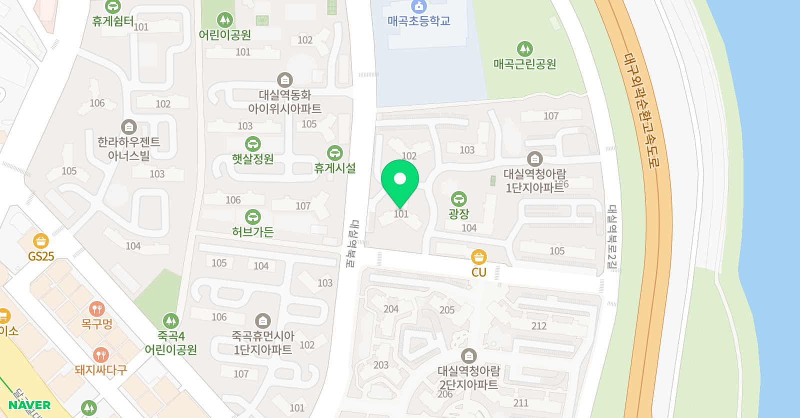 푸르넷 공부방 청아람 공부방 위치