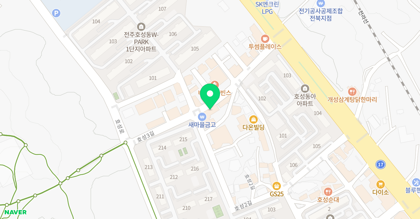 셀파우등생 교실 호성교실 위치