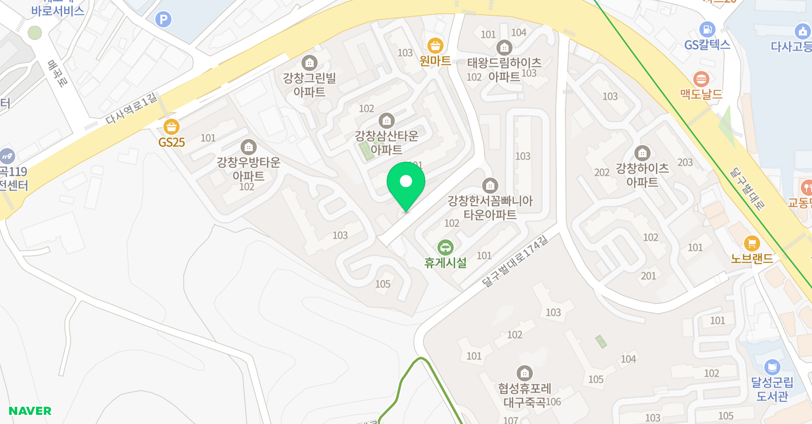 계명 태권도아카데미 위치