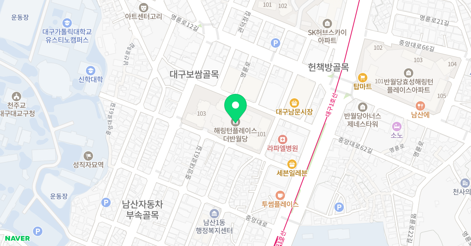창의옳음수학 위치