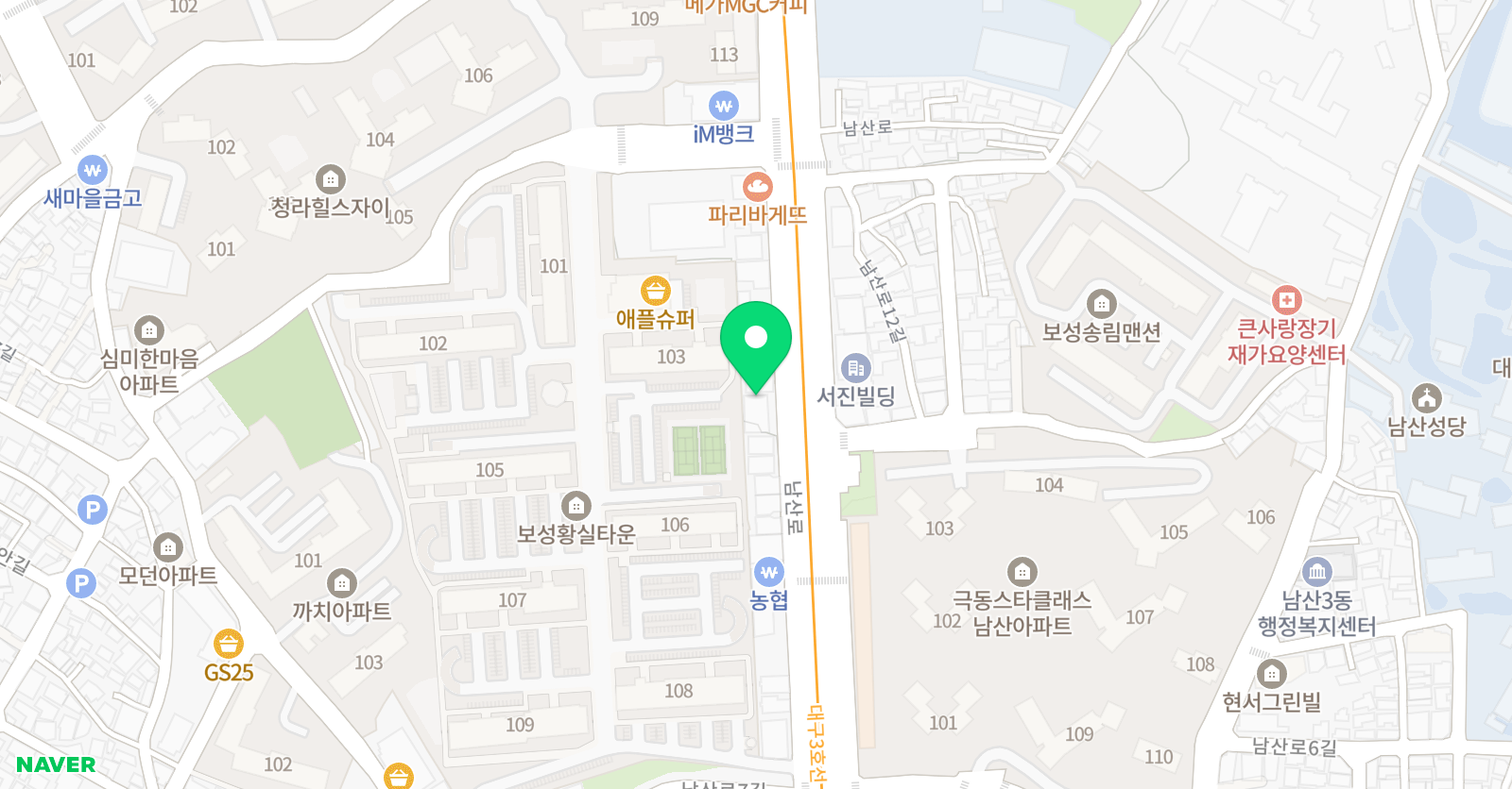 오쌤 학원 위치