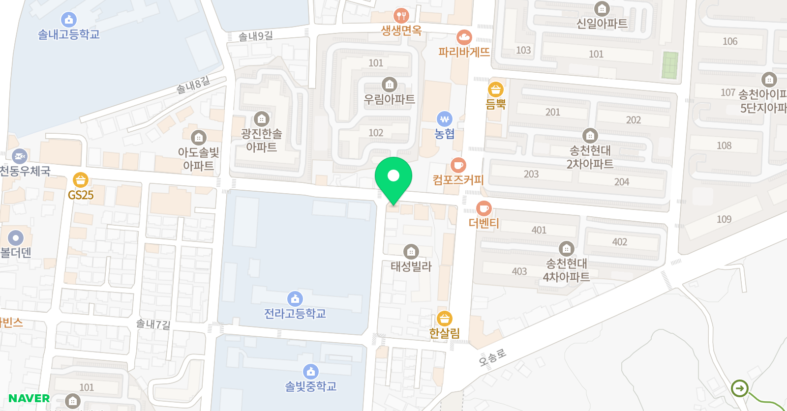 내신에 강한 국어수학학원 위치