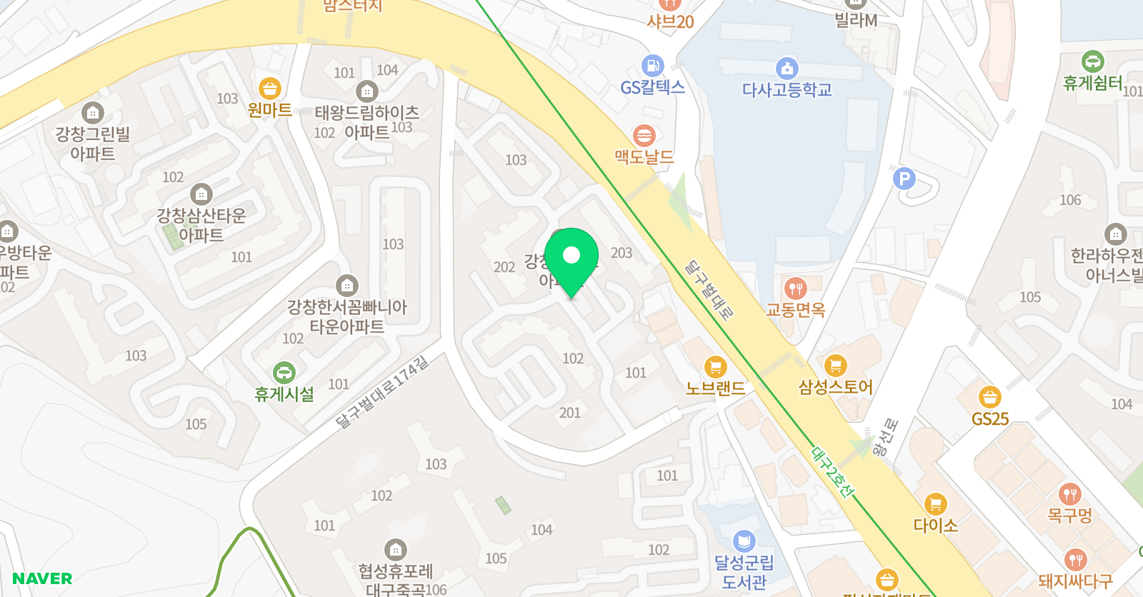 철인 태권스쿨&JB 줄넘기클럽 위치