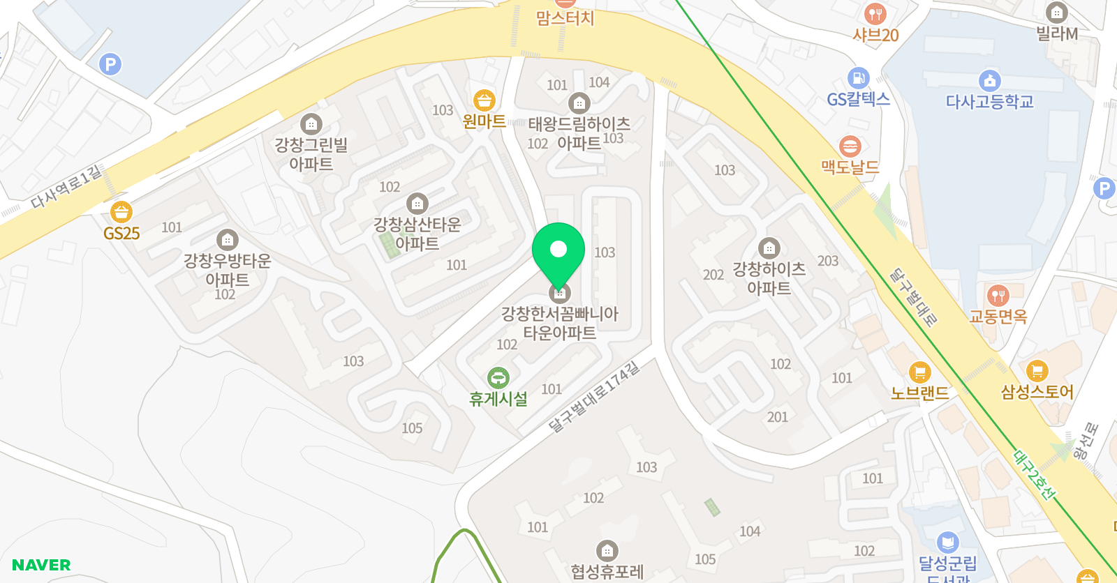 다사 바흐앤고흐 음악미술학원 위치
