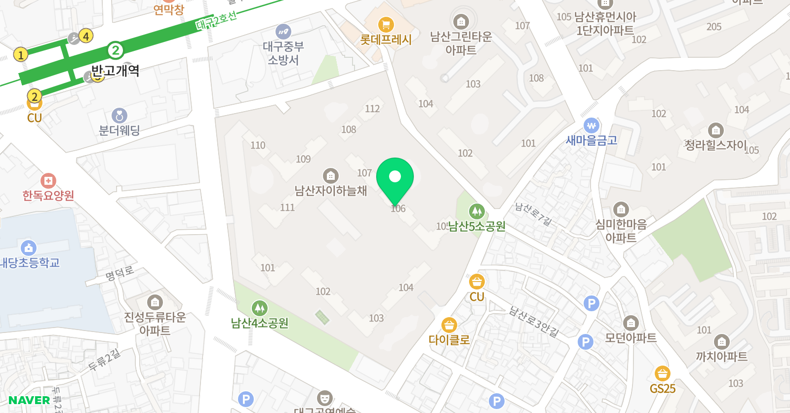 푸르넷 공부방 영미 공부방 위치