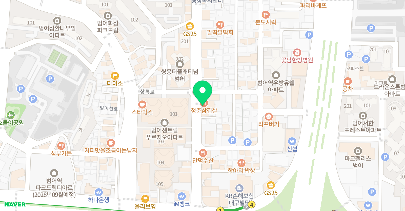 플레이댄스 학원 대구점 위치