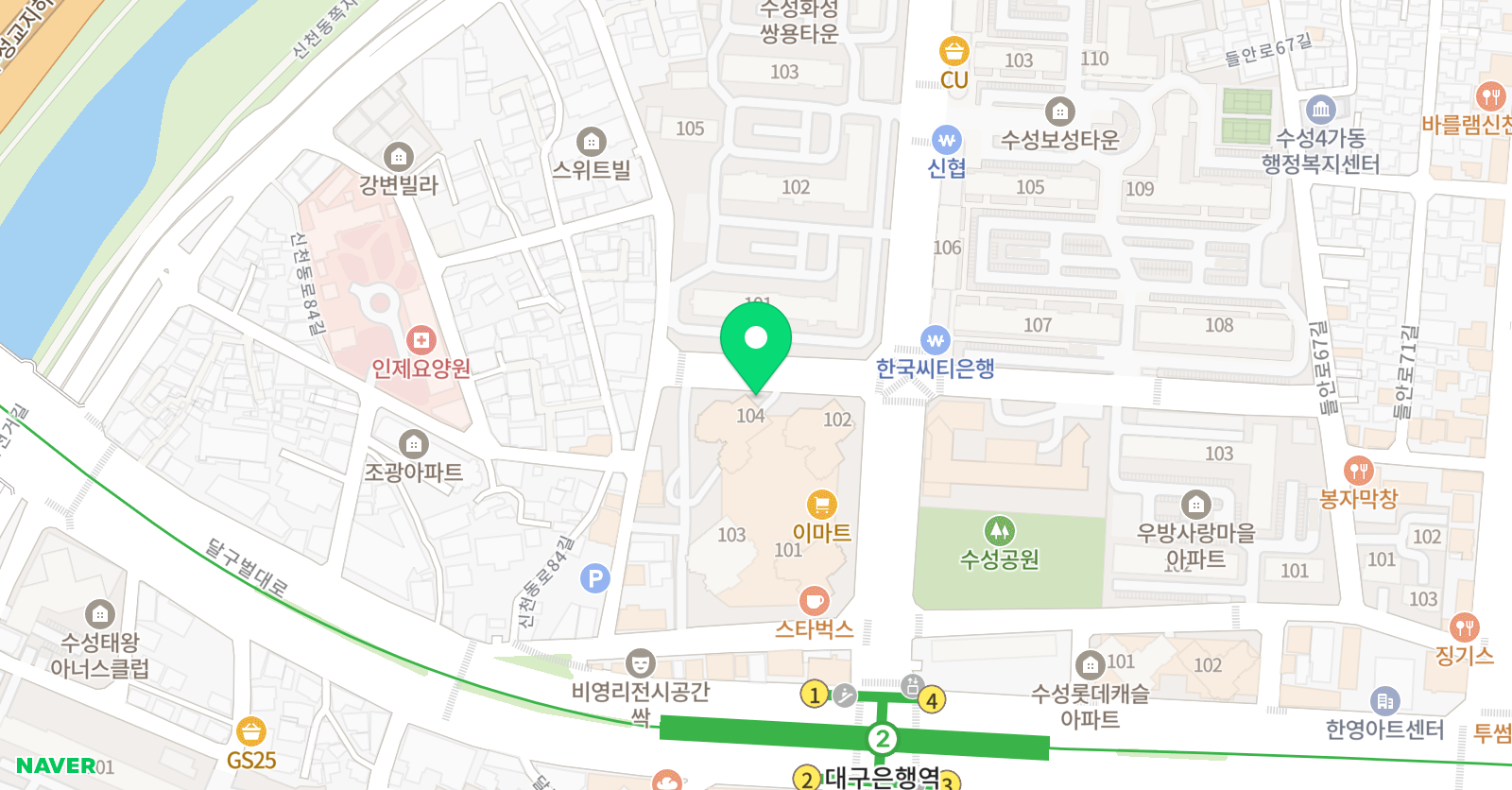 맛있는스피치 대구수성점 위치