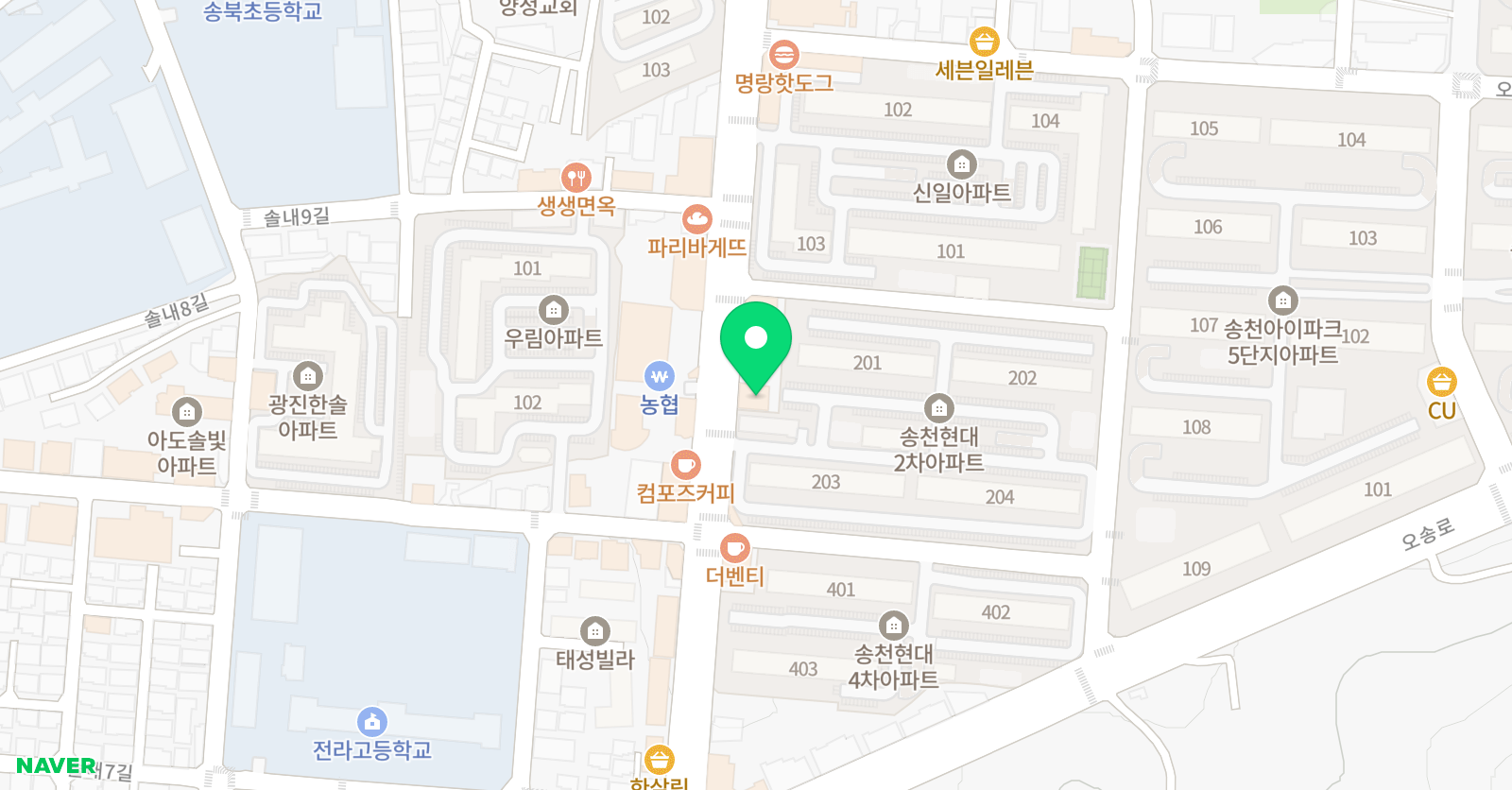 고마워그림아 미술학원 위치