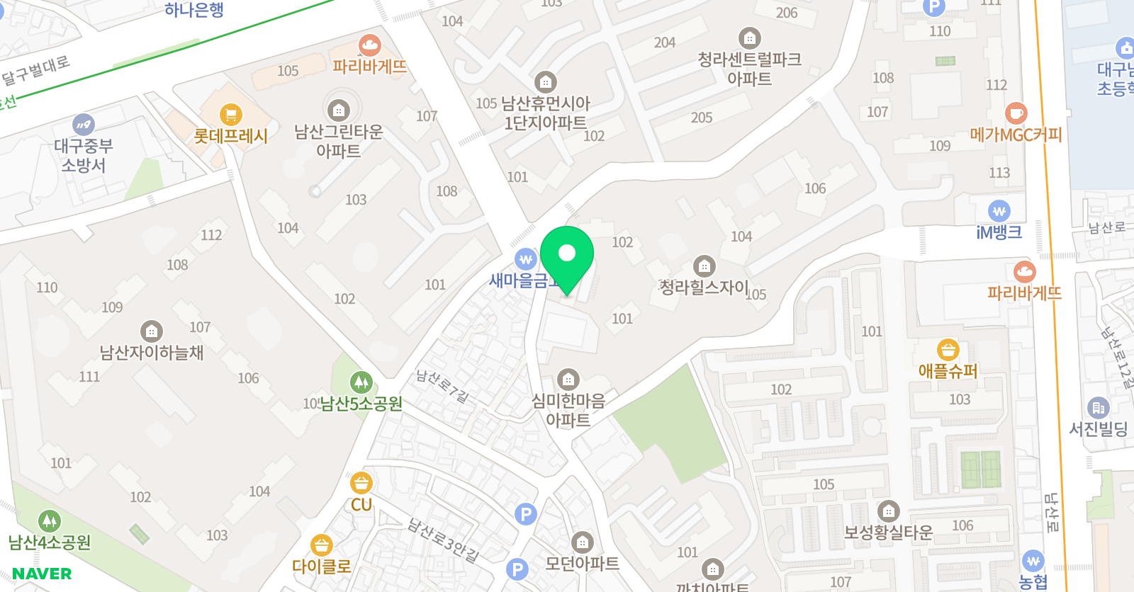 매쓰튜터링 수학학원 위치