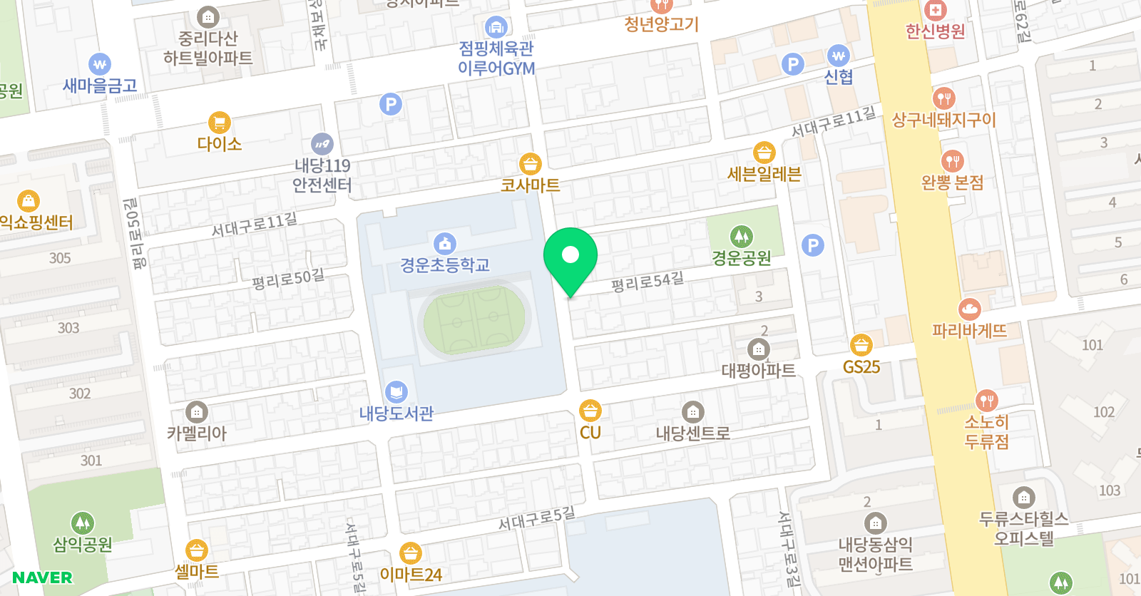 줄리어드리 음악학원 위치