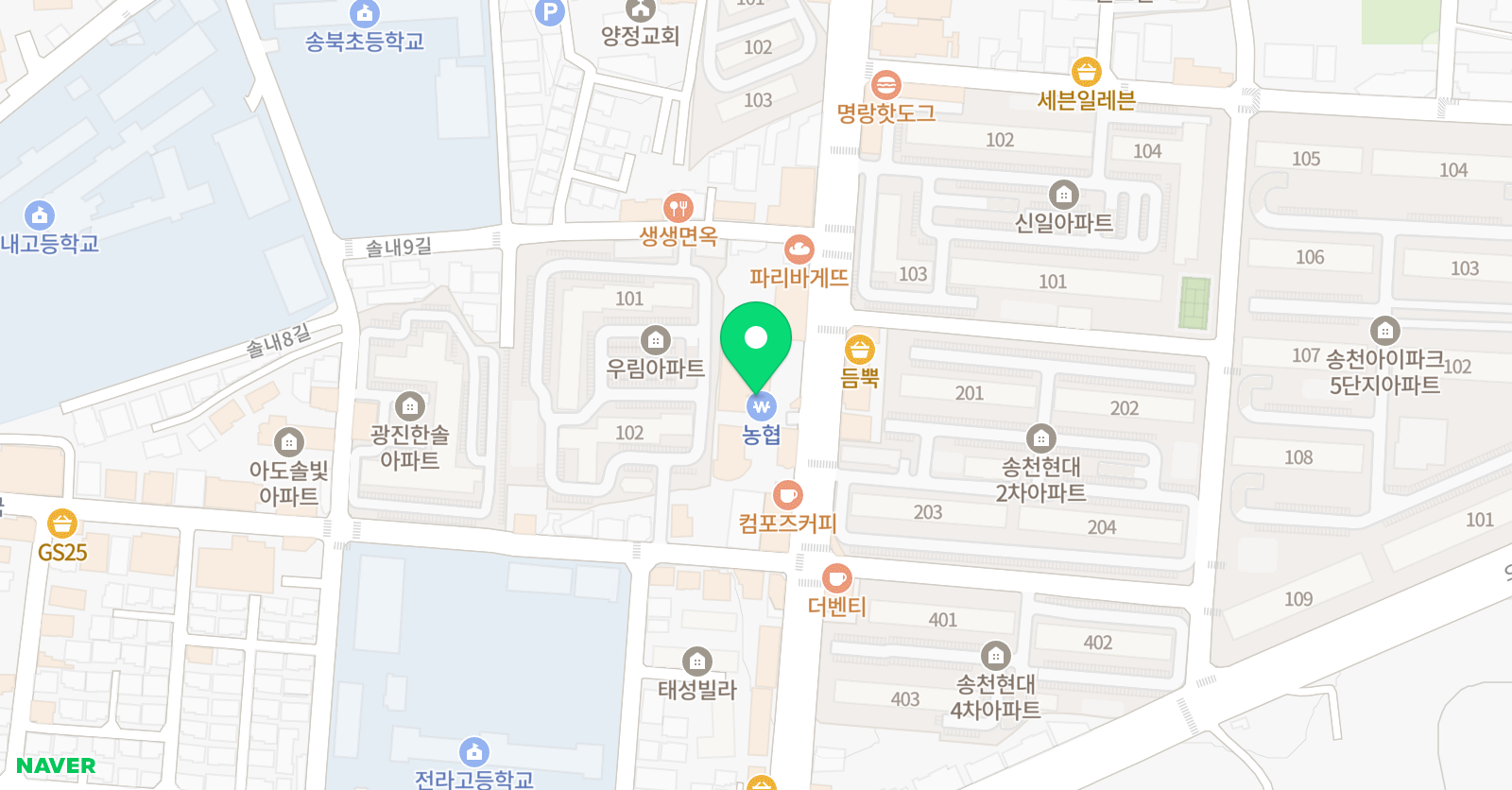 프라임 수학과학학원 위치