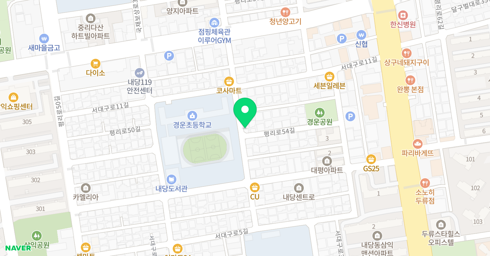 경운 수학클래스 위치
