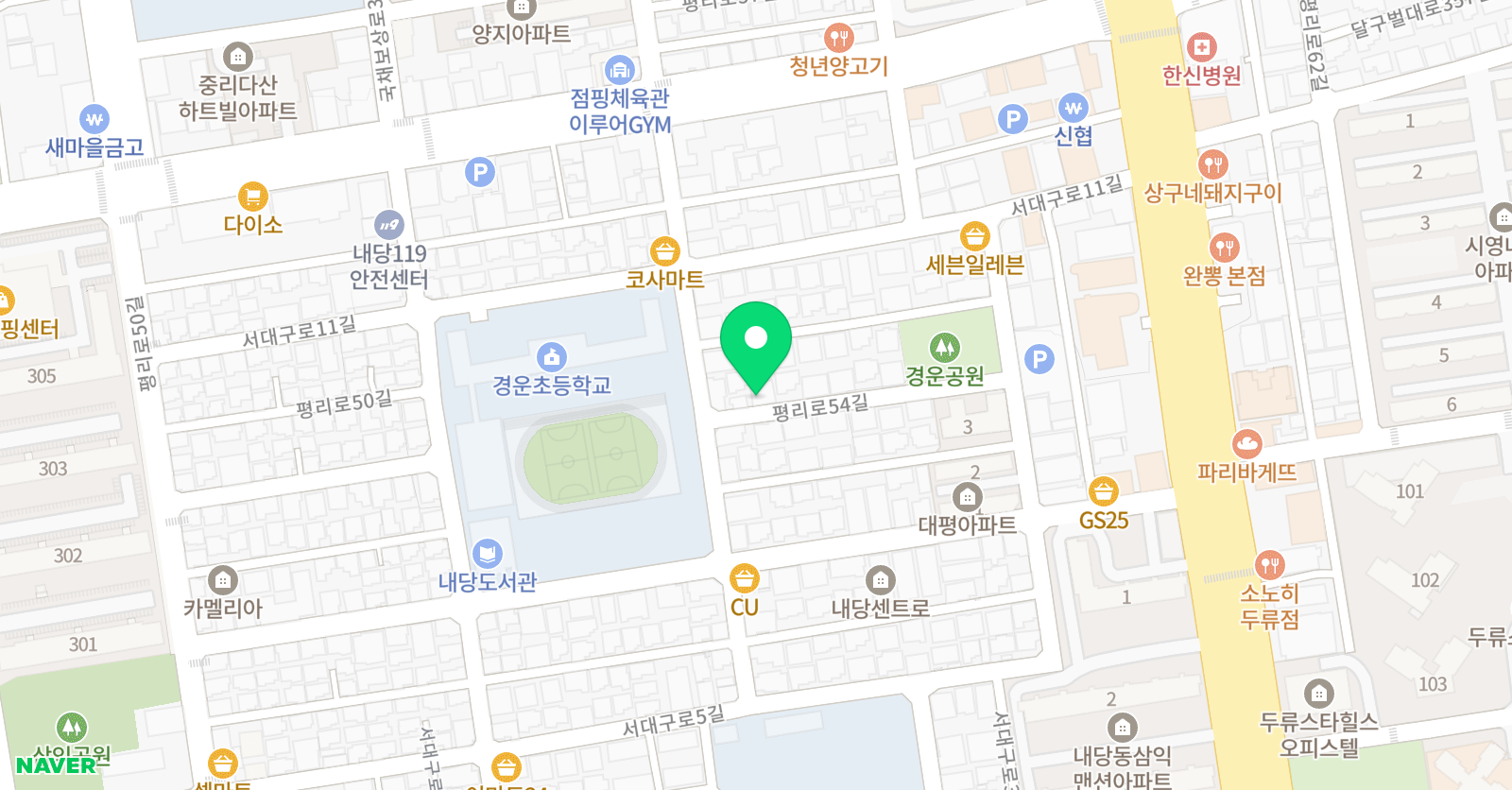 꿈싹 피아노 위치