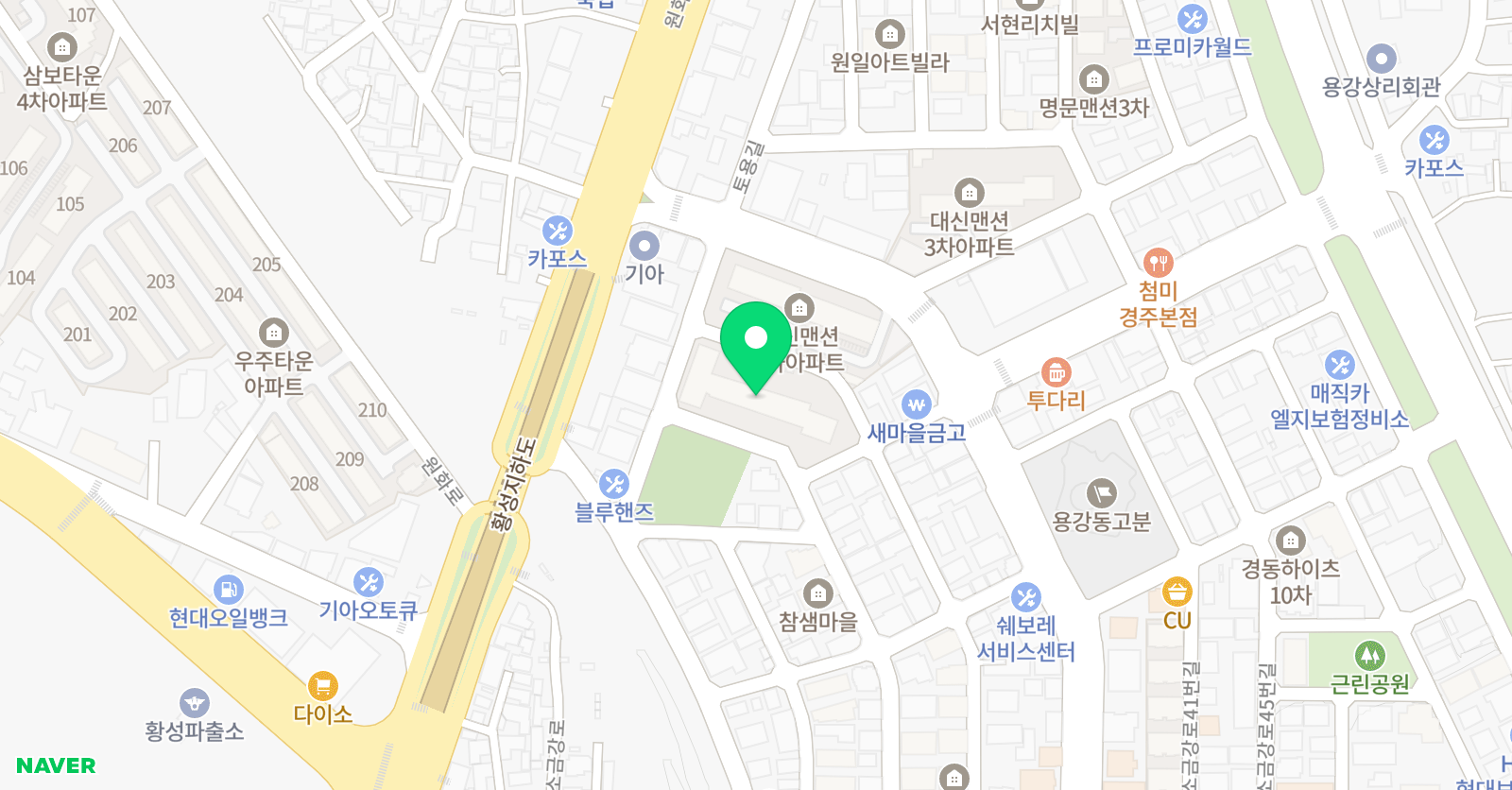 기탄사고력교실 경주용강대신점 위치