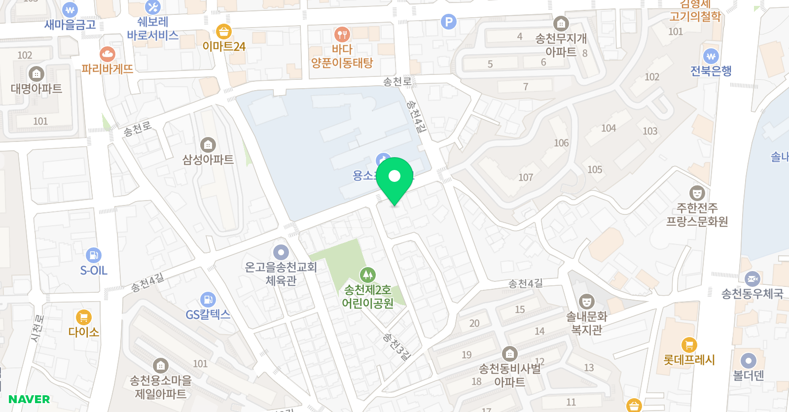 확인영어 체크수학 학원 위치