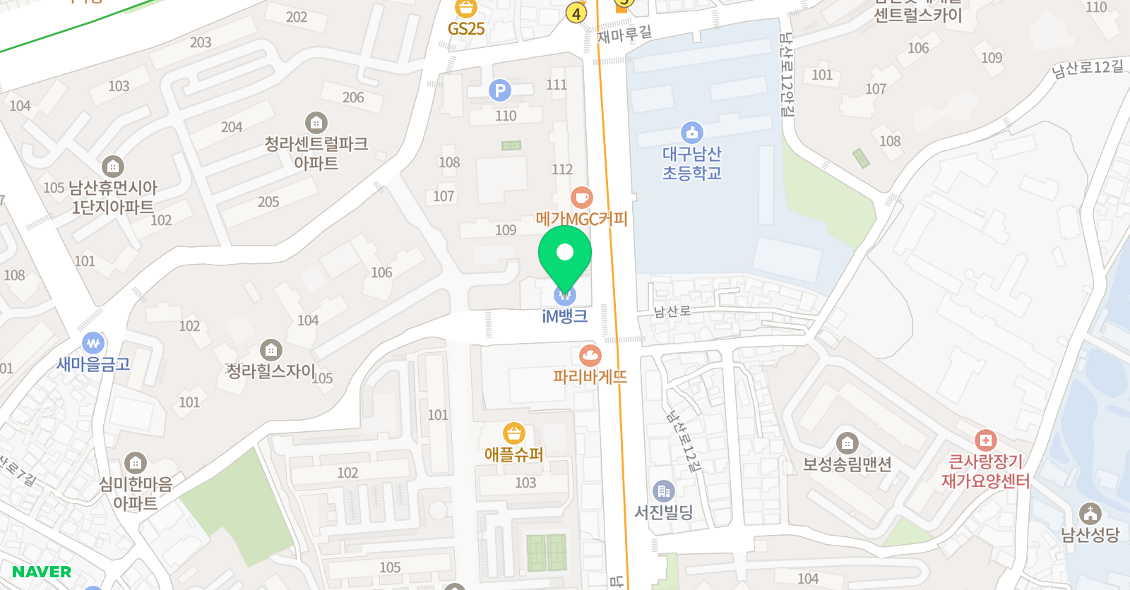 황실 태권도스포츠짐 위치