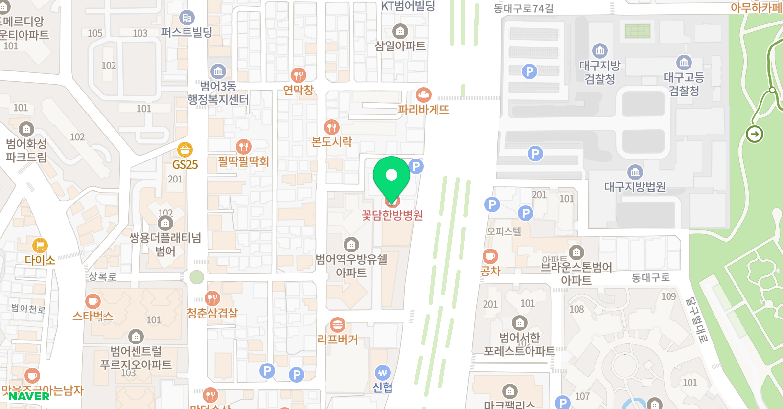 와이케이 학원 위치