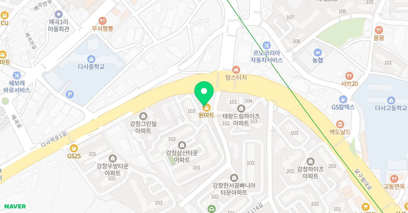 모아 미술학원 위치