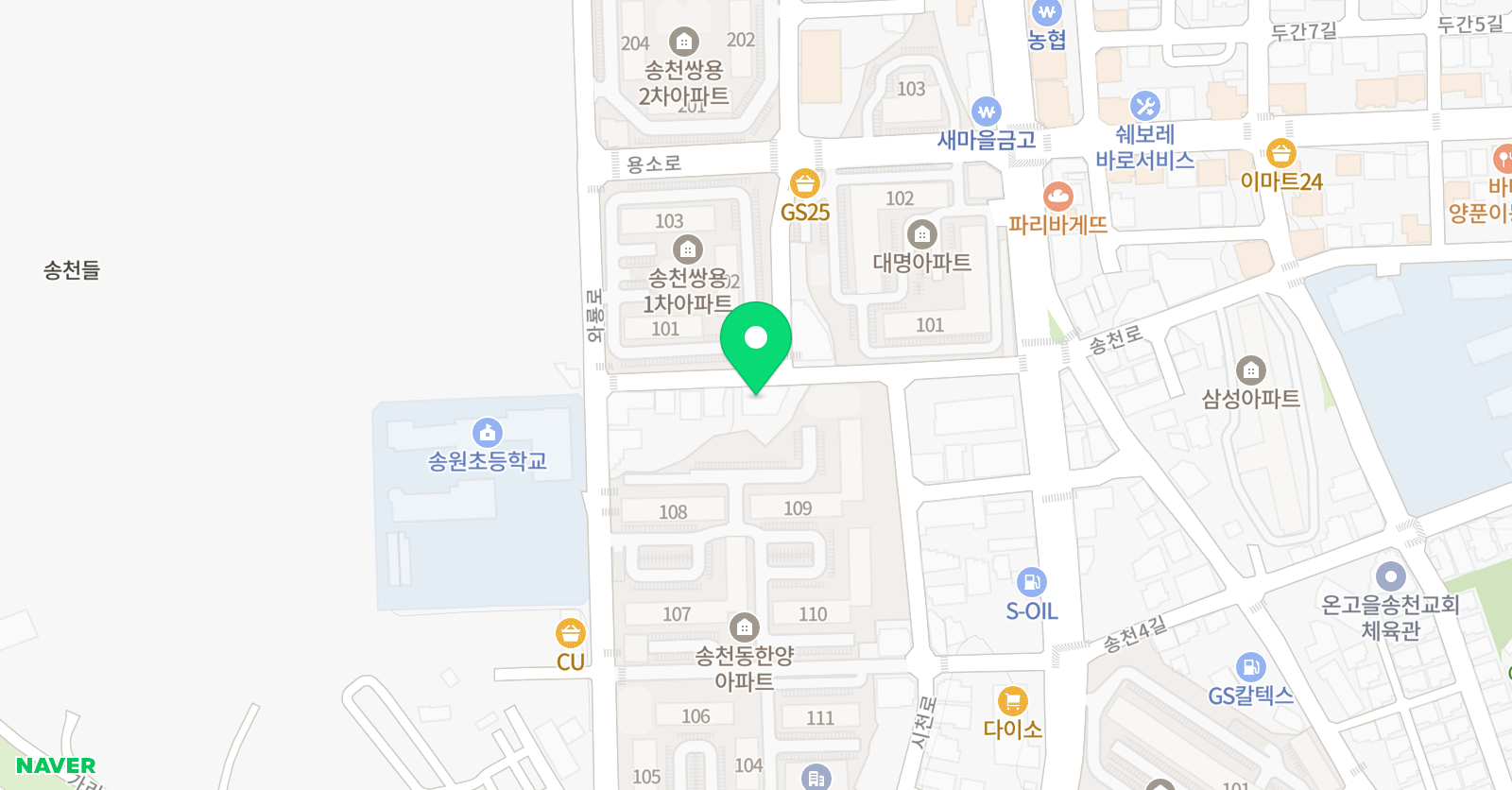 라엘 피아노음악학원 위치