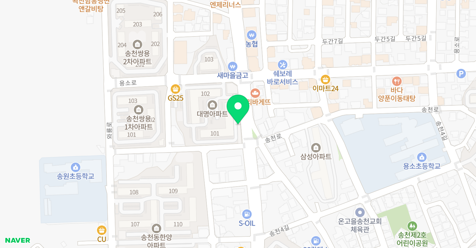 기쌤 수학전문학원 위치