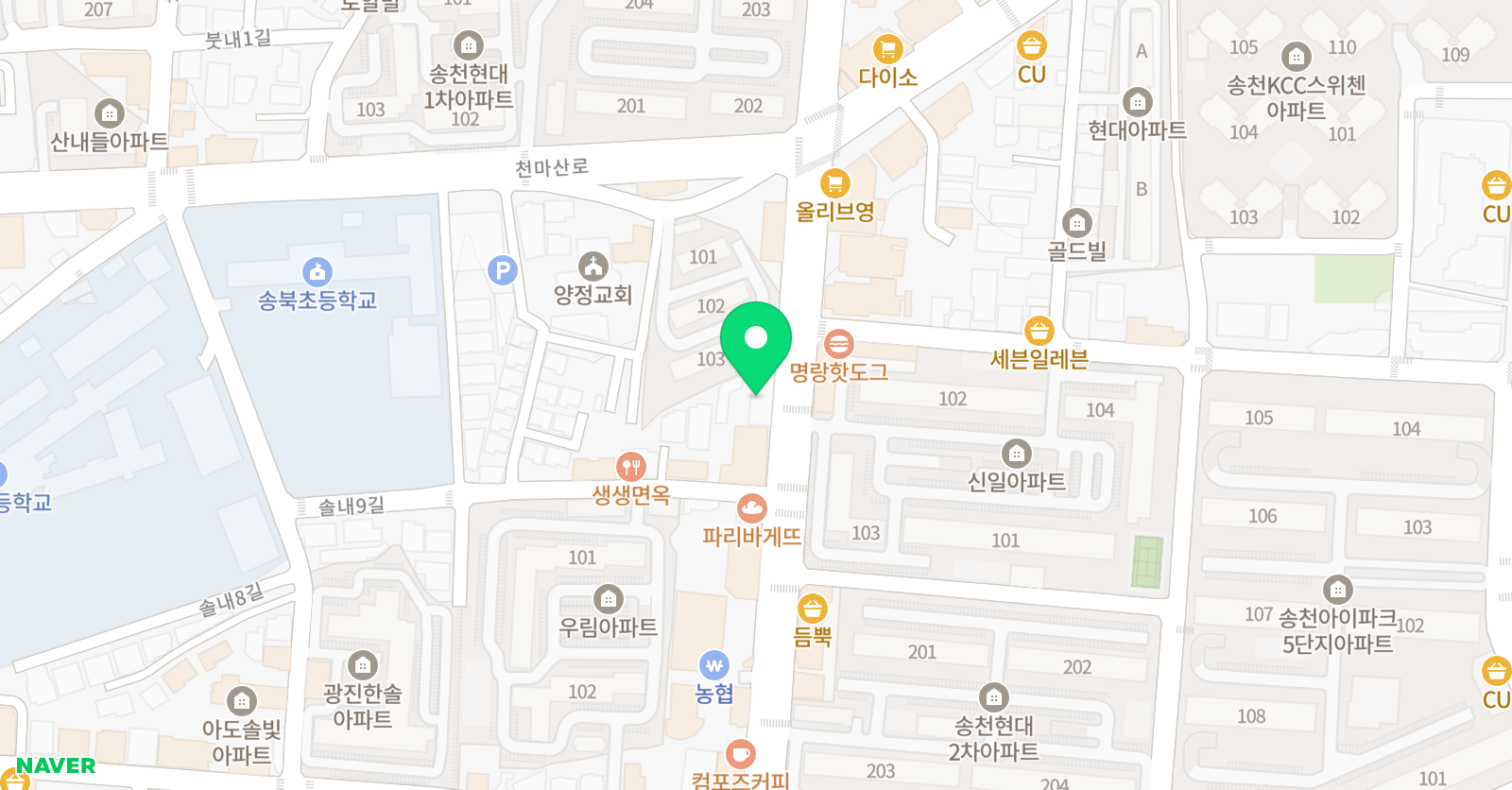 강복 학원 위치