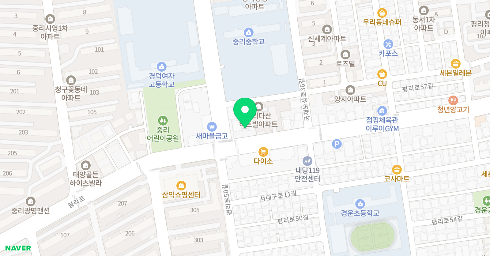 율사 학원 위치