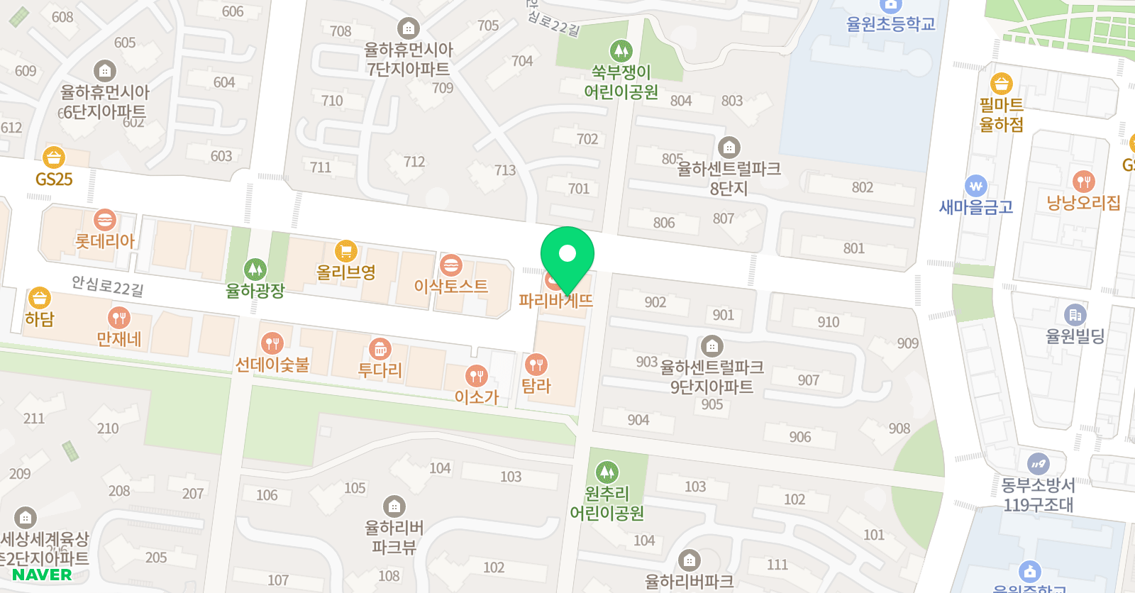 위너키즈스포츠 율하신서점 위치