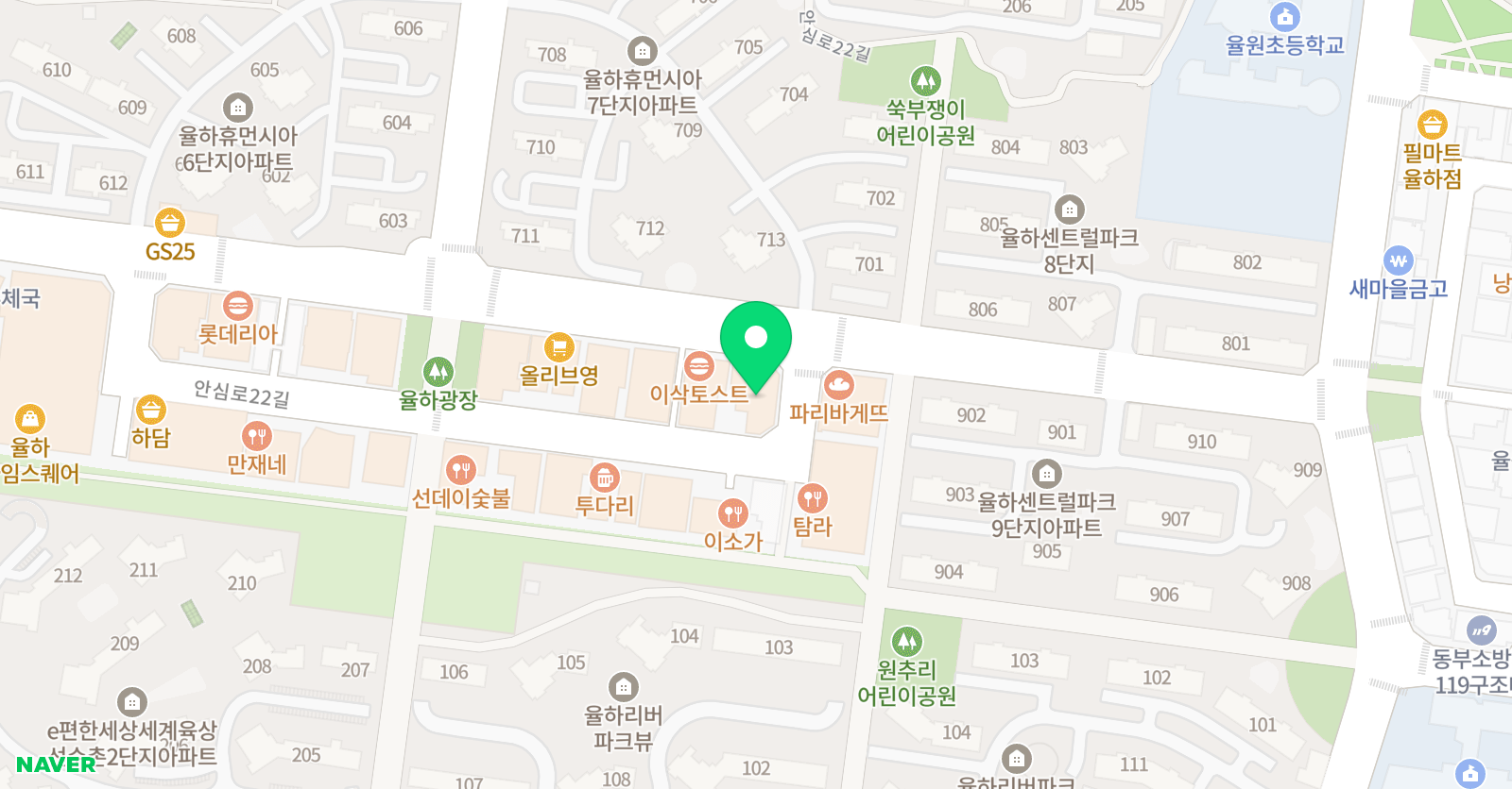 난다 수학학원 위치
