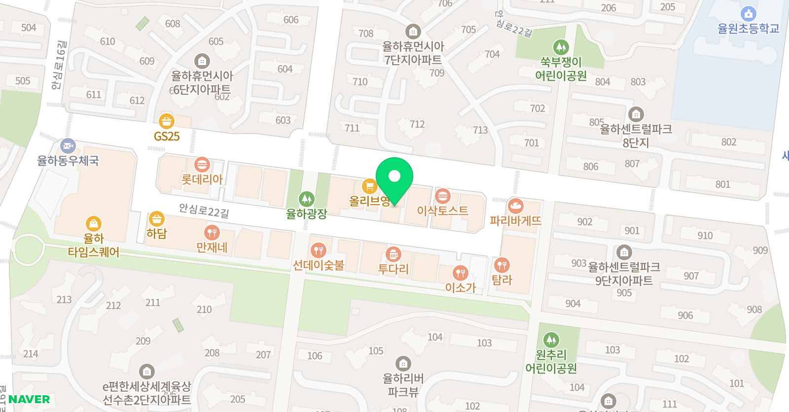 EiE 고려대 어학원 대구율하캠퍼스 위치