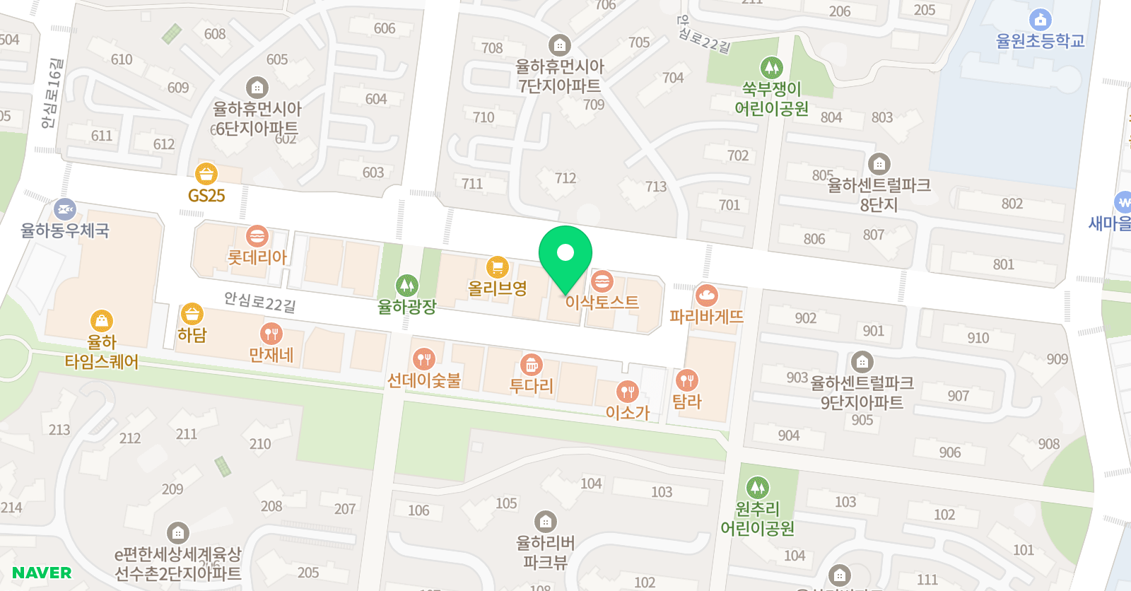이지스터디 영어학원 위치