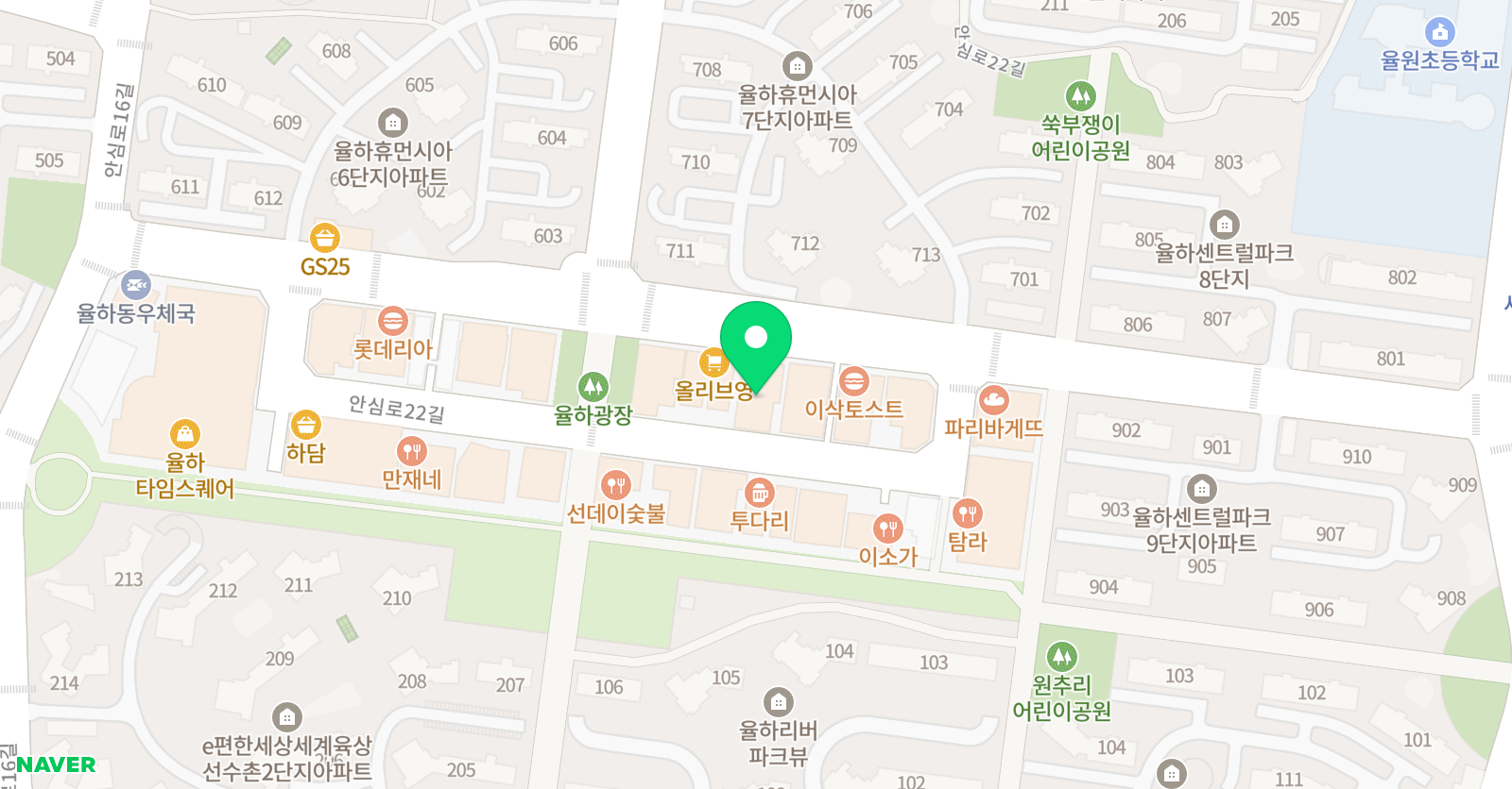 두배로엘리트 수학학원 위치