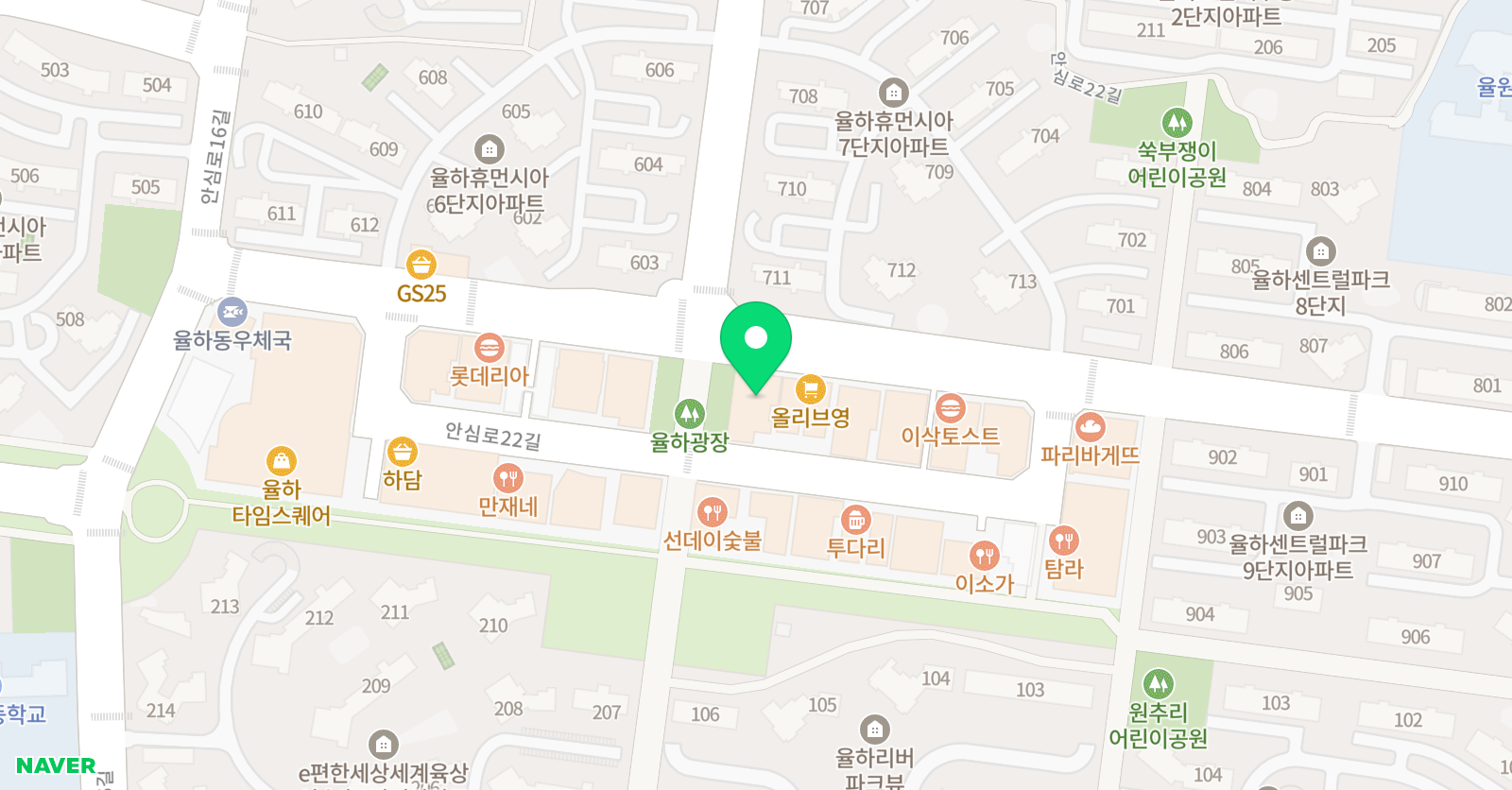 파머스 영어 대구율하캠퍼스 위치