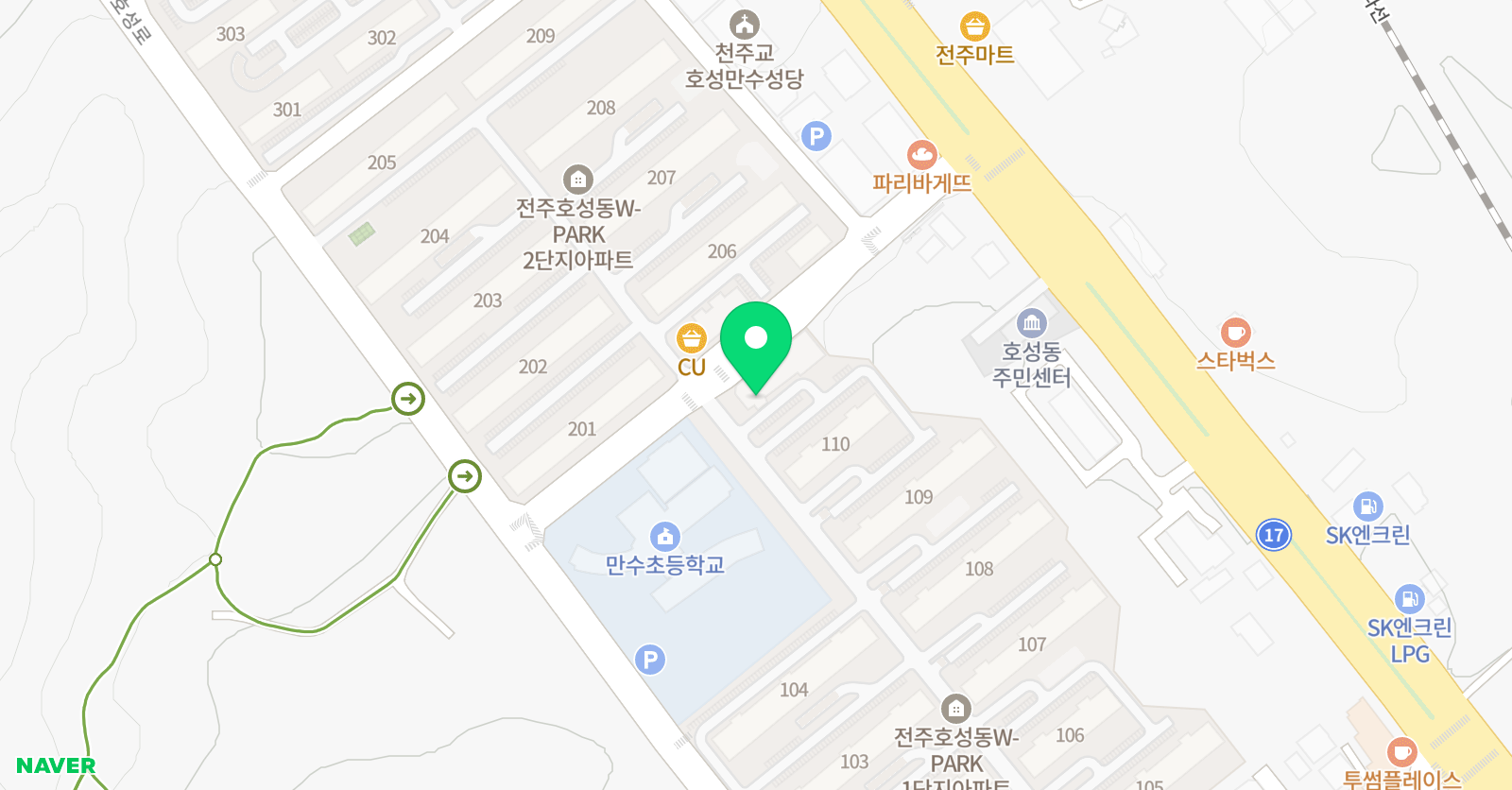 일등 급학원 위치