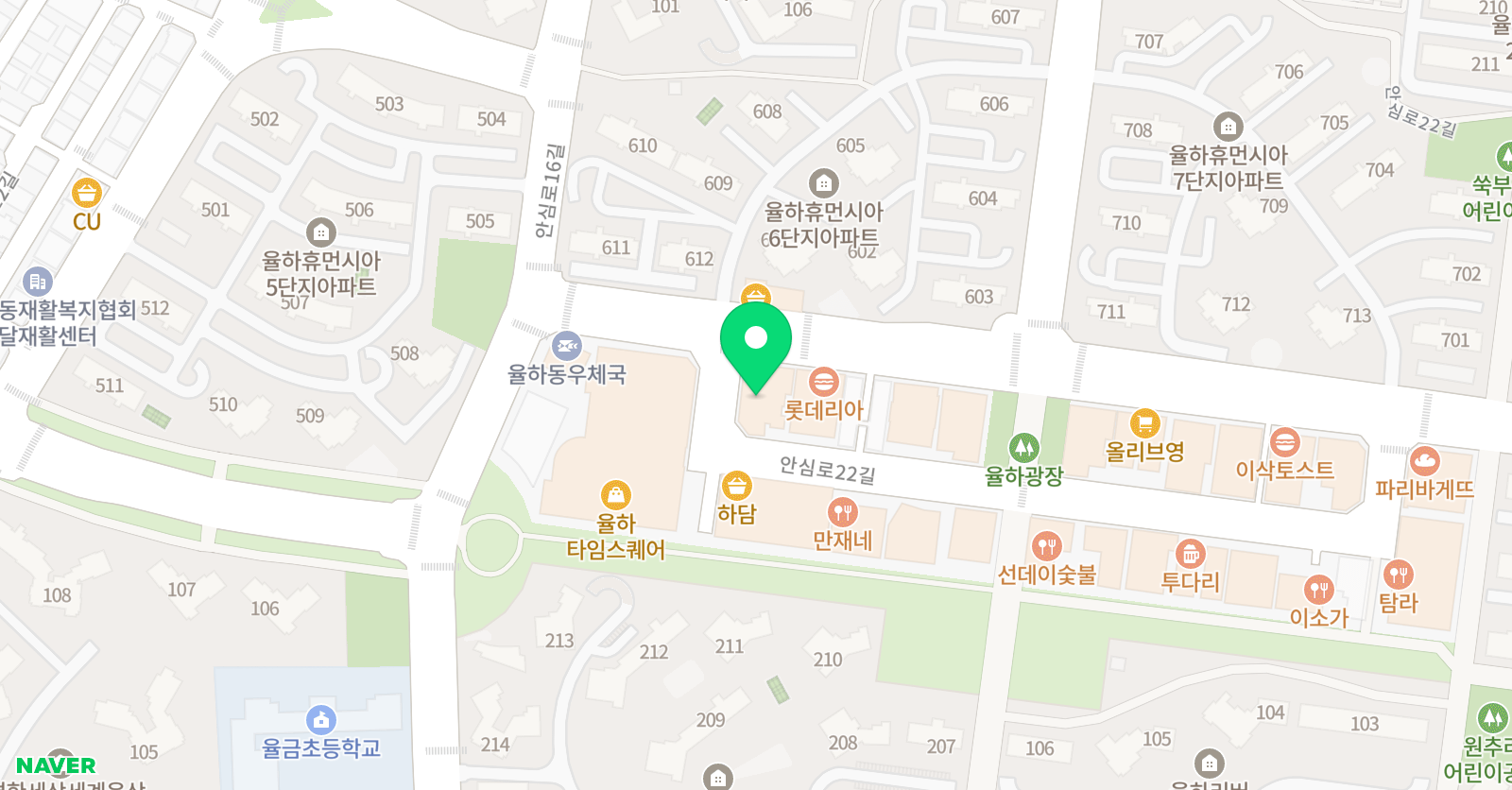 행복한피아니스트 학원 위치