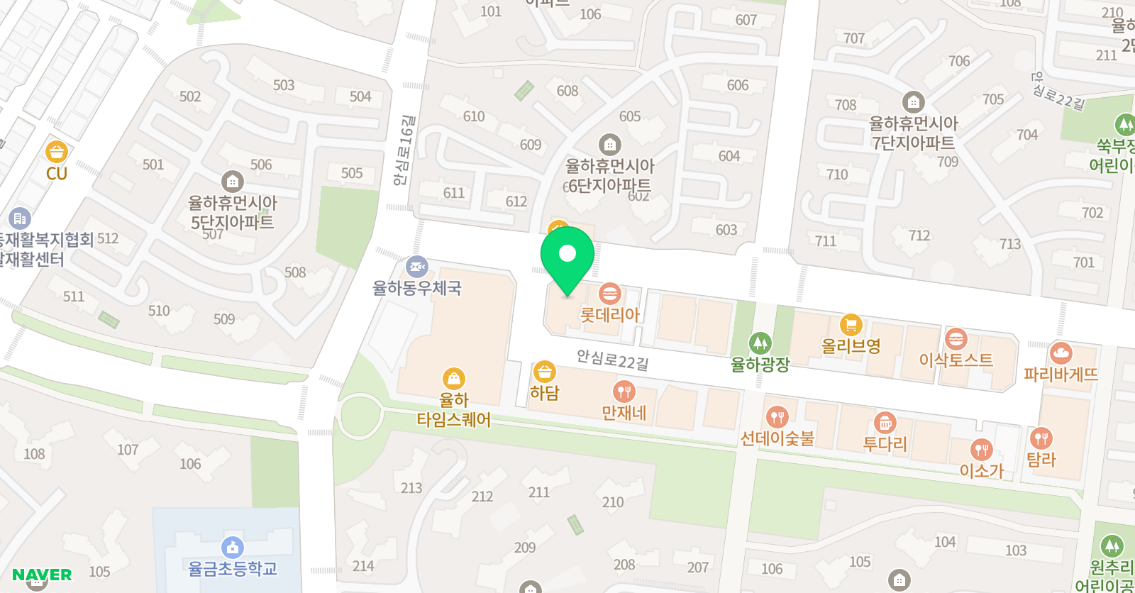 FUNZ 미술학원 위치