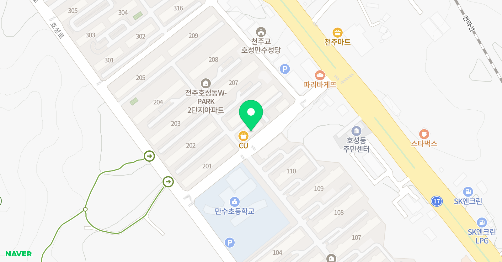 김&정 음악학원 위치