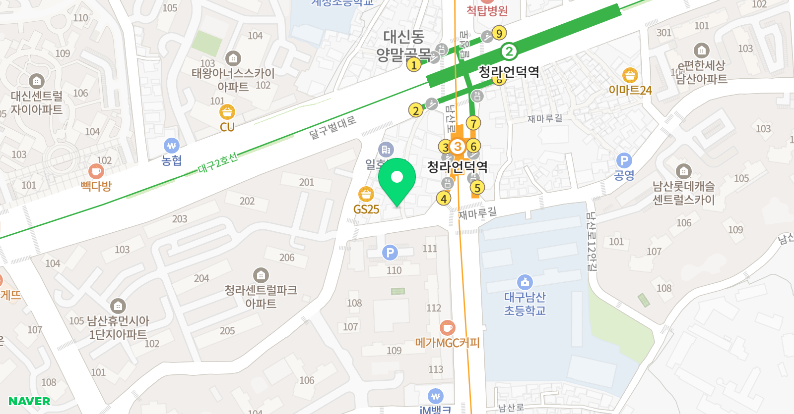 청라카이스트 미술학원 위치